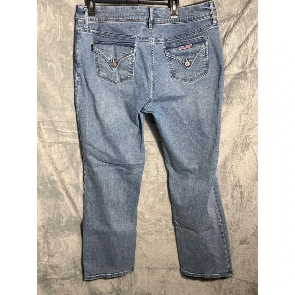 HUDSON LOS ANGELES jeans Women's plus Size 16 Blue Wash Straight Leg Denim Jeans
